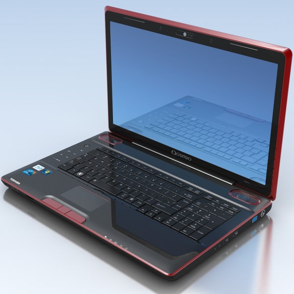 3ds max notebook toshiba qosmio x500 - Notebook TOSHIBA Qosmio X500.MAX... by 3DLocker